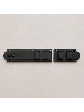 Lynn Cove Foundry Traditional Style Slide Bolt 12″ Stainless Steel Black NEW